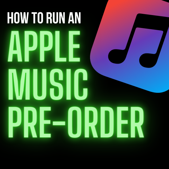 how to run an apple music pre-order