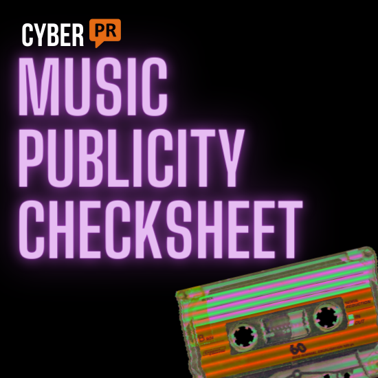 music publicity checksheet cta