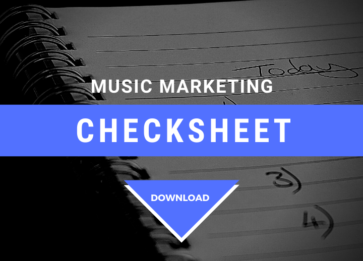 Music Marketing Checksheet Download